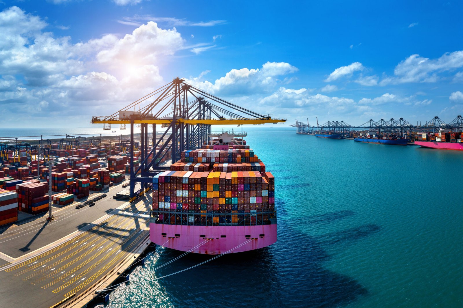 short-term storage for imported goods